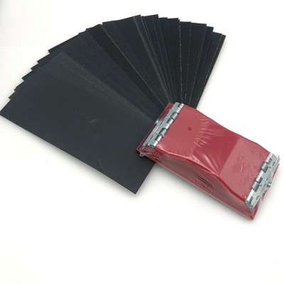 Metal Sand Paper Plane +Abrasive Sand Paper Set